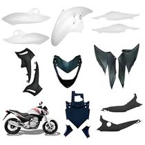 Kit Carenagem Completo Honda Cb300r Branco Abs 2009 2010 2011 2012 Kit Carenagem Completo Honda Cb300r Branco Abs 2009 2010 2011 2012