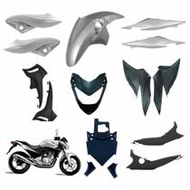 Kit Carenagem Completo Prata Honda Cb300r 2009 2010