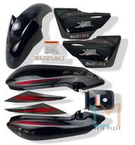 Kit Carenagem Completo Preto 6 Peças Suzuki Yes 125 SE