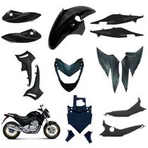 Kit Carenagem Completo Preto Brilho Honda Cb300r 2009 2010 2011 2012 2013 2014 2015