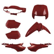 Kit carenagem completo pro tork biz 100 2004/2005 vermelho ipiranga Kit carenagem completo pro tork biz 100 2004/2005 vermelho ipiranga