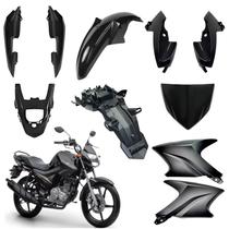 Kit Carenagem Completo Traseiro Dianteiro Factor 150 Preto Brilho 2021 2022 2023 2024 2025