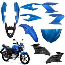 Kit carenagem completo traseiro dianteiro fazer 150 azul 2014 2015