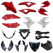 Kit carenagem completo traseiro dianteiro fazer 250 fz25 vermelho metálico 2018 2019 2020 2021 Kit carenagem completo traseiro dianteiro fazer 250 fz25 vermelho metálico 2018 2019 2020 2021