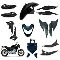 Kit Carenagem Completo Traseiro Dianteiro Honda Cb300r Preto Brilho 2009 2010 2011 2012 Kit Carenagem Completo Traseiro Dianteiro Honda Cb300r Preto Brilho 2009 2010 2011 2012