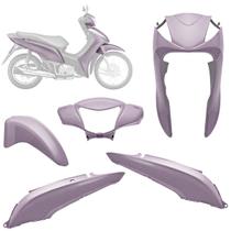 Kit Carenagem Conjunto Plástico Pro Tork Moto Honda Biz 125 2011 2012 2013