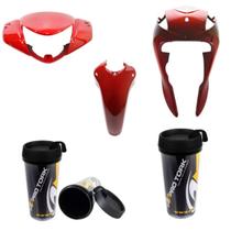 Kit Carenagem + Copo Térmico Pro Tork Original Tradicional 500ml Encaixe Perfeito