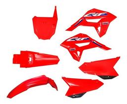 Kit Carenagem Crf230 Com Number F21 E Adesivo Amx