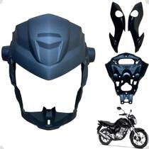 Kit Carenagem do Farol Cg Fan 160 Modelo 2022 / 2024 / Máscara Par de Bananinha Aranha do Painel Kit Carenagem do Farol Cg Fan 160 Modelo 2022 / 2024 / Máscara Par de Bananinha Aranha do Painel