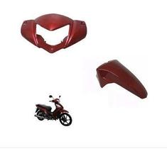 Kit Carenagem Farol E Paralama Shineray Jet 50 E Jet 125 - Vermelho