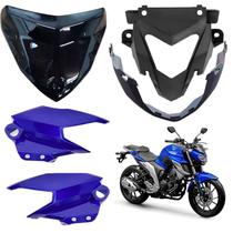 Kit carenagem farol frontal fazer 250 fz25 azul 2018 2019 2020 2021