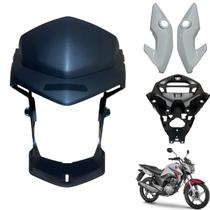 Kit Carenagem Frontal Cg Titan Modelo 150 2014 2015 Máscara Par de Bananinha Aranha do Painel