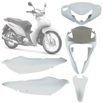 Kit Carenagem Honda Biz 125 Ex 2016 Branca