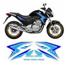 Kit Carenagem Honda + Friso De Roda Cb 300r 2015 Azul Wb372 Kit Carenagem Honda + Friso De Roda Cb 300r 2015 Azul Wb372