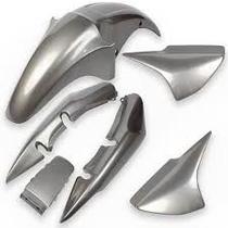 Kit Carenagem Honda Titan 150 2008 Prata Lunar Metalico