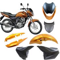 Kit Carenagem Honda Titan 150 Mix Laranja 2010 Ks/es/ex