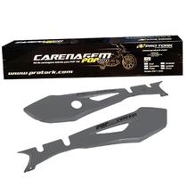 Kit Carenagem Lateral Cromo Forte Moto Honda Pop 100 2007 a 2009 Substituição Alta Resistência