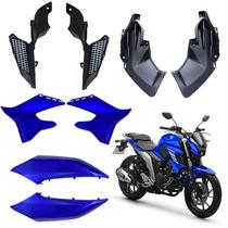 Kit Carenagem Lateral Dianteiro Fazer Fz25 Azul 2018 2019 2020 2021 2022 2023