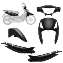 Kit Carenagem Moto Honda Biz 125 KS ES 2006 2007 2008 2009 2010 4 Peças Pro Tork Substituição Alta Resistência