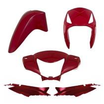 Kit Carenagem Moto Honda Biz 125 KS ES 2006 a 2010 4 Peças Cromo Forte Substituição Alta Resistência