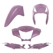 Kit Carenagem Moto Honda Biz 125 KS ES 2006 a 2010 4 Peças Cromo Forte Substituição Alta Resistência