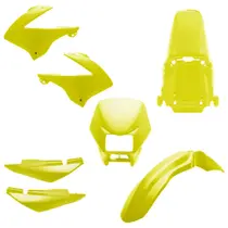 Kit Carenagem Moto Honda Bros 150 2003 a 2008 5 Peças Cromo Forte Substituição Alta Resistência