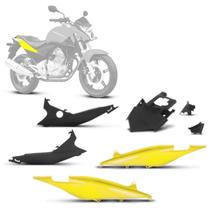 Kit Carenagem Moto Honda CB 300R 2010 a 2012 3 Peças Cromo Forte Substituição Alta Resistência