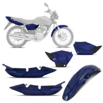 Kit Carenagem Moto Honda Titan 2000 2001 2002 2003 2004 3 Peças Pro Tork Substituição Alta Resistência