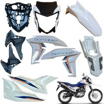 Kit carenagem nxr bros 160 2022 / 2024 completo novo / asa do tanque tampa lateral frente frontal paralama rabeta traseira