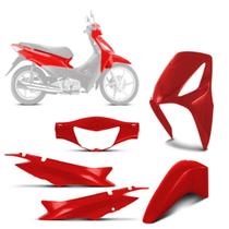 Kit Carenagem Peças Plásticas Conjunto Pro Tork Moto Honda Biz 125 2006 a 2010