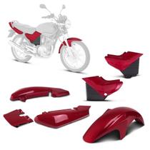 Kit Carenagem Pintadas Paralama Rabeta Tampas Ybr 125 2005 até 2008