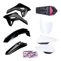 Kit Carenagem Roupa Crf 250f Com Led, Number F21 E Adesivo