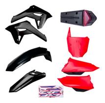 Kit Carenagem Roupa Crf 250f Com Led, Number F21 E Adesivo