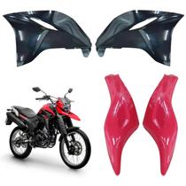 Kit carenagem tanque xtz 250 lander vermelho 2023 2024 2025