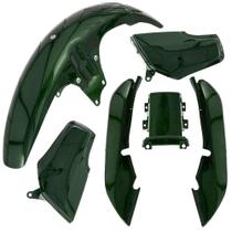 Kit Carenagem Titan 125 97 a 98 Pro Tork 001-5008 Verde Salvador 6 Peças