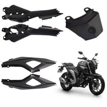 Kit Carenagem Traseira Completa Fazer Fz25 Preto Fosco 2022