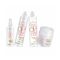 Kit Carga de Queratina Facinatus Cosméticos Reconstrução e Alta Hidratação 4 Itens Kit Carga de Queratina Facinatus Cosméticos Reconstrução e Alta Hidratação 4 Itens