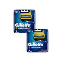 Kit Cargas Gillette Fusion Proshield com 4 unidades Kit Cargas Gillette Fusion Proshield com 4 unidades