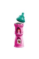 Kit Carimbo Castelo Princesas Rosa Disney Brinquedo
