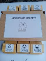 Kit Carimbo de Incentivo EMOJI, Educação Infantil, Professores