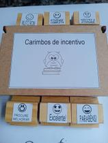 Kit Carimbo de Incentivo EMOJI, Educação Infantil, Professores, Psicopedagogia - Pituti Box