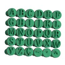 Kit Carimbo Marcador Brigadeiros ALFABETO Molde Festa Confeitaria Aniversario Brigadeiro