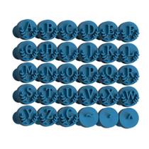 Kit Carimbo Marcador Brigadeiros ALFABETO Molde Festa Confeitaria Aniversario Brigadeiro