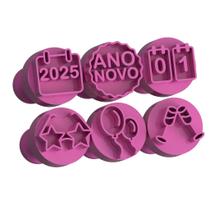 Kit Carimbo Marcador Brigadeiros ANO NOVO 2025 Molde Festa Confeitaria Aniversario Brigadeiro Kit Carimbo Marcador Brigadeiros ANO NOVO 2025 Molde Festa Confeitaria Aniversario Brigadeiro