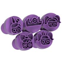 Kit Carimbo Marcador Brigadeiros BONECAS LOL Molde Festa Confeitaria Aniversario Brigadeiro