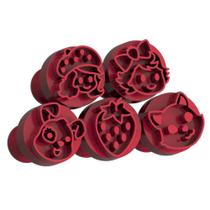 Kit Carimbo Marcador Brigadeiros CHAPEUZINHO VERMELHO