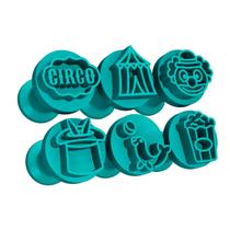 Kit Carimbo Marcador Brigadeiros CIRCO Molde Festa Confeitaria Aniversario Brigadeiro Kit Carimbo Marcador Brigadeiros CIRCO Molde Festa Confeitaria Aniversario Brigadeiro