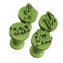 Kit Carimbo Marcador Brigadeiros FESTA JUNINA JULINA Molde Festa Confeitaria Aniversario Brigadeiro