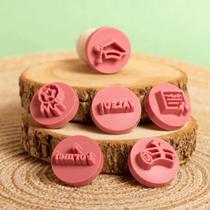 Kit Carimbo Marcador Brigadeiros FORMATURA COLEGIO FACULDADE Molde Festa Confeitaria Aniversario Brigadeiro