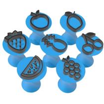 Kit Carimbo Marcador Brigadeiros FRUTAS Molde Festa Confeitaria Aniversario Brigadeiri